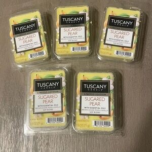 5 Packs Tuscany Candle Wax Melts
$8
Spiced Pear 
Tuscany Candle Brand